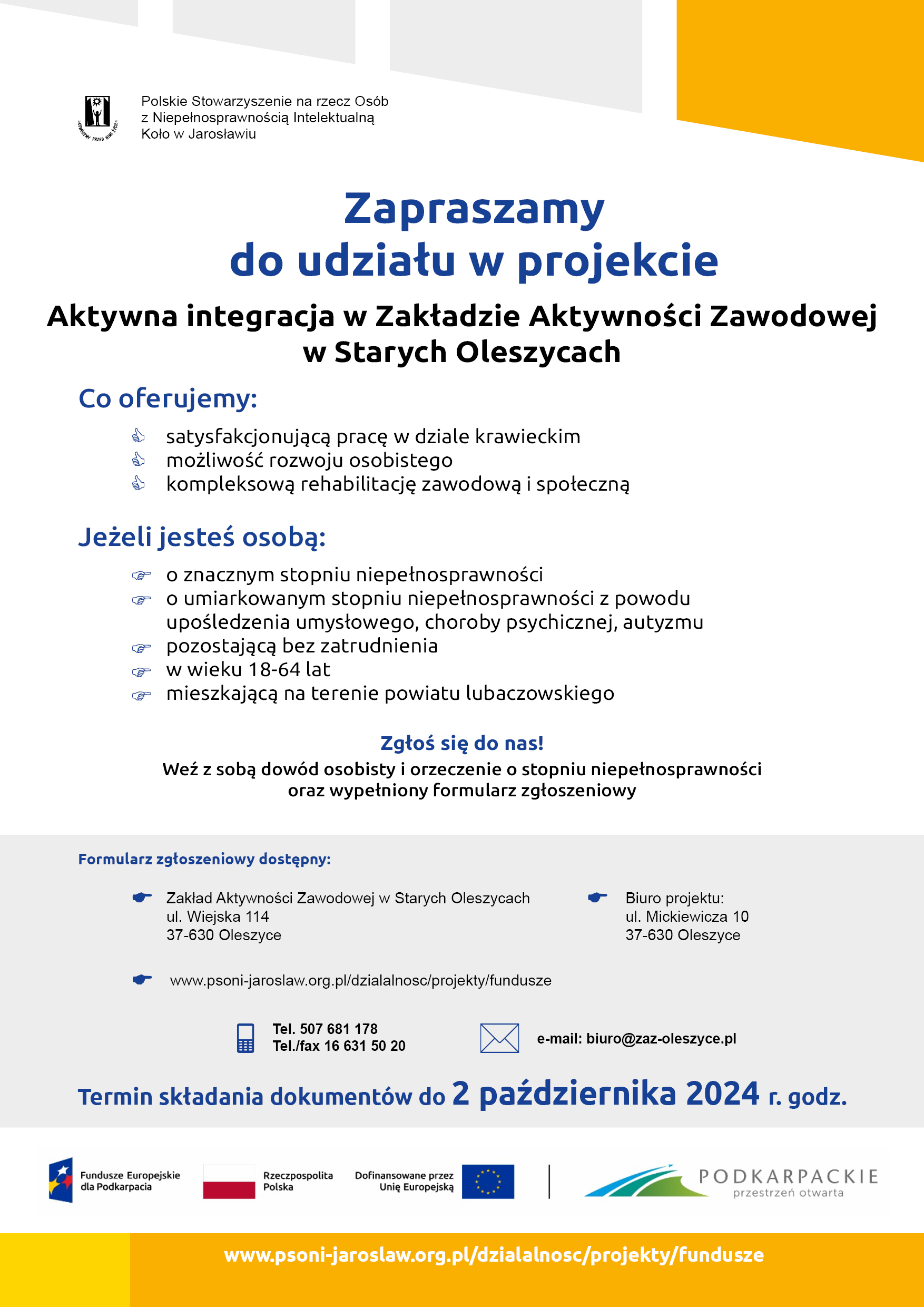 2024 ZAZ O Plakat A3 Rekrutacja